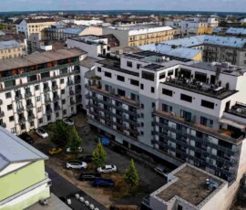 Bratislavská 56 - EFI Palace komplex přístavba pohled