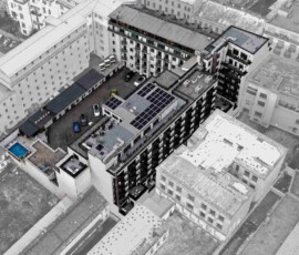Bratislavská 56 - EFI Palace komplex přístavba pohled