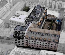 Bratislavská 56 - EFI Palace komplex přístavba pohled