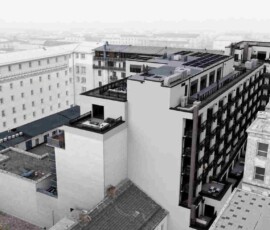 Bratislavská 56 - EFI Palace komplex přístavba pohled